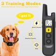 thumbnail image 2 of CHOK Dog Shock Collar with 9 Levels Vibration - 1640FT 3Modes Electric Dog Training Collar with Remote  Waterproof E Collar Dog Shocker for Large Medium Small Dogs (8-120Lbs), 2 of 7