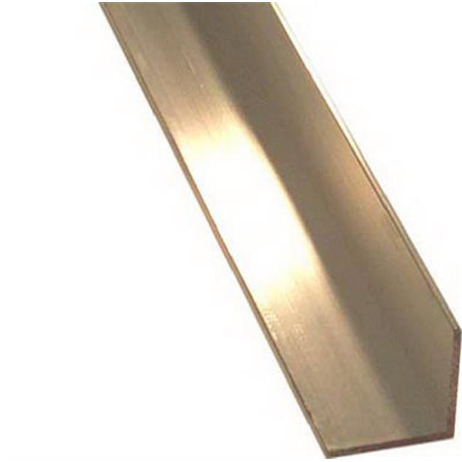 1-1/2" x 1-1/2" x 1/16" Wall Clear Anodized Aluminum Angle 6 Foot Length 