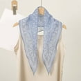 thumbnail image 3 of Aocisk Classic Italian Bandana Versatile Headband Scarf Paisley Pattern Accessory for Every Occasion Light Blue One Size, 3 of 3