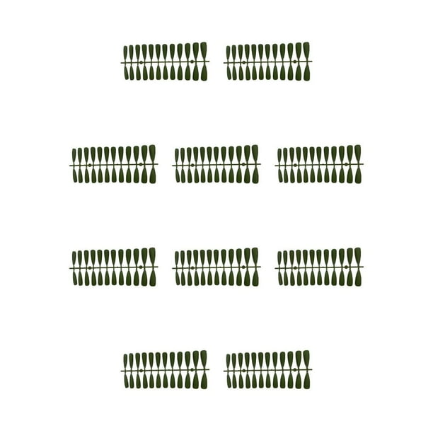 Seitruly Tabletas para mejorar las uñas Diseño de puntos elegantes Textura esmerilada Usable Uña falsa Cobertura completa Consejos de JM-08Verde 10piezas