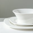 thumbnail image 4 of Stone Lain Quadro 24-Piece Dinnerware Set Porcelain, White, 4 of 6