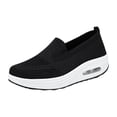 thumbnail image 2 of YOUYEDIAN Orthopedic Dress Shoes for Women Arch Support Slip on Non Slip Tennis Shoes Lightweight Knitted Mesh Stretch Walking Shoes Soft 2026 New Orthopedic Shoes (Black), 2 of 9
