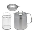 thumbnail image 5 of Kuntesetty Stainless Steel Deep Fryer Pot with Strainer and Frying 2L, 5 of 9