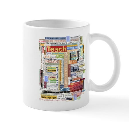 

CafePress - Teacher Mug - 11 oz Ceramic Mug - Novelty Coffee Tea Cup