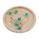 thumbnail image 3 of 1 juego de bandeja de dados de madera para juegos de mesa familiares Farkle Dice Game, bandeja de dados con dados para juegos de rol, 3 of 7