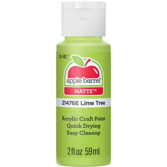 Apple Barrel Colors Matte Acrylic Craft Paint, 2 fl. oz., Lime Tree