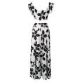 thumbnail image 4 of WILLBEST Robe d'Invité de Mariage Ligne A Robe d'Été Décontractée et Nombril Haut de Fête Ensemble de Mode Décontracté pour Femmes, 4 of 8