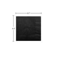 thumbnail image 2 of JAM Paper Medium Lunch Napkins, 6 1/2 x 6 1/2, Black, 40/Pack, 2 of 2