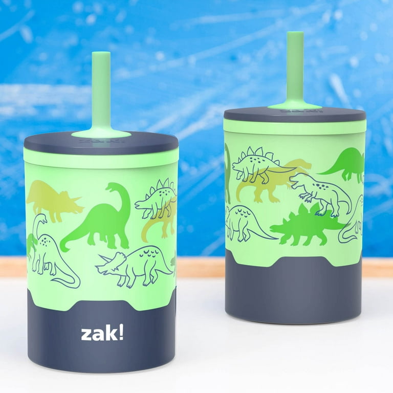 Spill Proof Sippy Cup Dino Animals Child Tumbler Water Milk Bottle