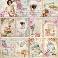 thumbnail image 3 of SunWMart A5 Size Scrapbook Paper, 48 Sheets Single Sided Cardstock Art Craft Paper for DIY Card Making Scrapbooking Journaling Supplies, 3 of 4