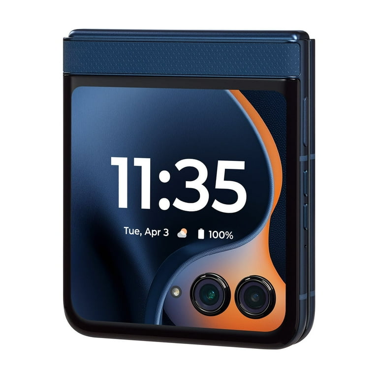 Straight Talk Motorola Moto Razr 2025, 5G, 256GB, Blue - Prepaid