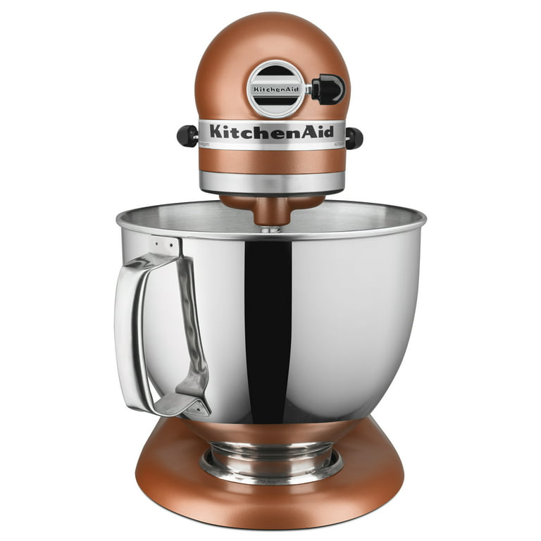 KitchenAid 5-Quart Stand Mixer Glass Bowl Copper Pearl