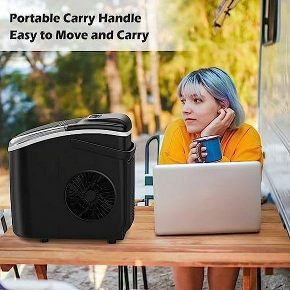 Countertop Ice Maker with Handle