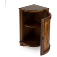 thumbnail image 2 of Beaumont Lane Transitional Wood Corner Cabinet in Ash Burl Brown, 2 of 7