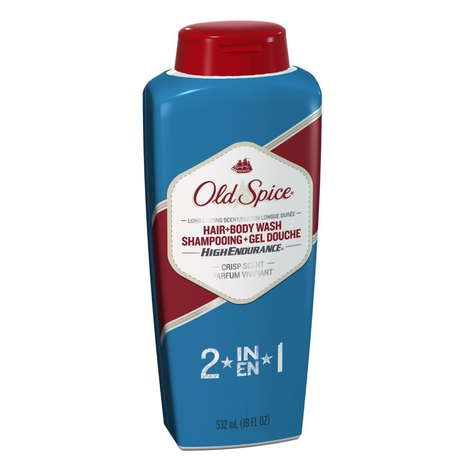 Old Spice Body Wash Hi Endrurance +Hair 18Oz, 3-Pack