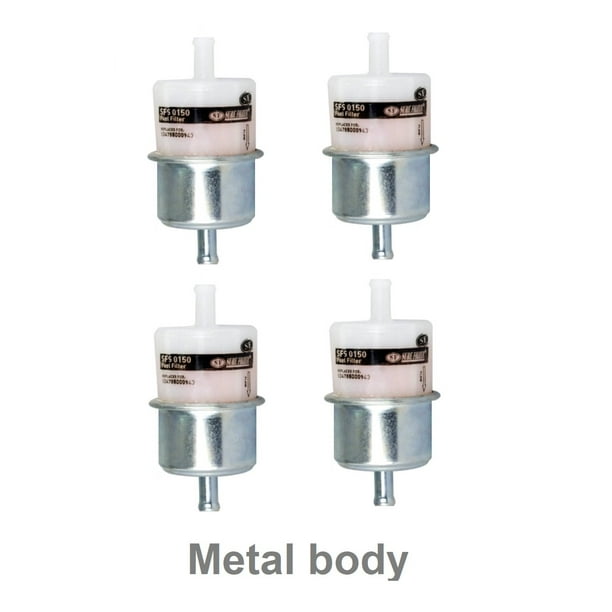 4x Fuel Filter For BX25 BX24D ZD18 RTV900 T1600 F3080 BX1850D KUBOTA