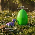 thumbnail image 2 of 12 Pack Easter Eggs with Holographic Purple 3D Printed Articulated Animal Figures, Basket Stuffers, Party Favor Set, 2 of 8