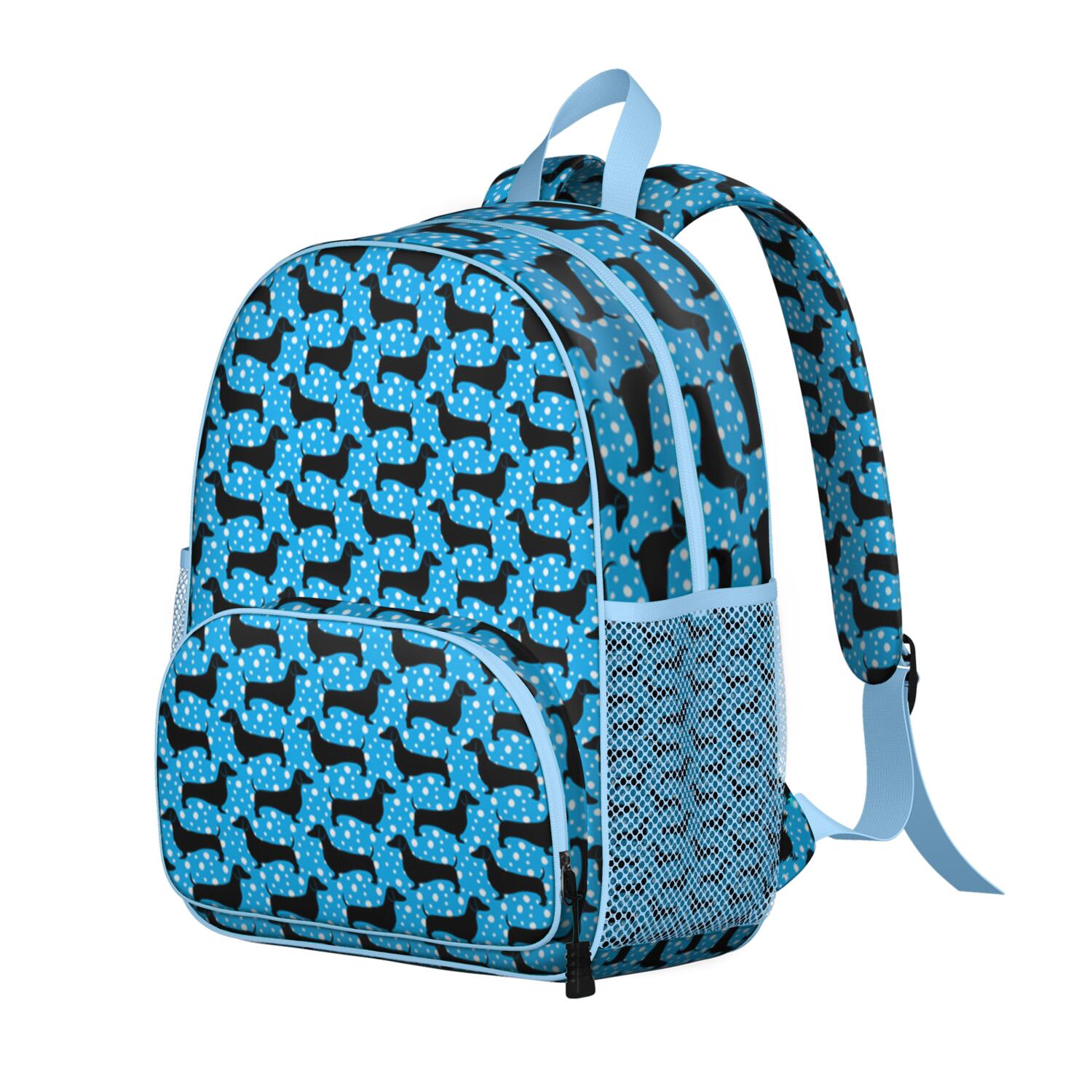 Abstract Geometric Vintage Floral Hippie Retro Waterproof Ergonomic Backpack