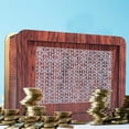 thumbnail image 5 of Gallickan Piggy Bank for Adults Kids, Wooden Coin Bank for Boys and Girls, Cash Vault Money Box $10000 Challenge Money Box with Money Target and Numbers, 10000, 5 of 6