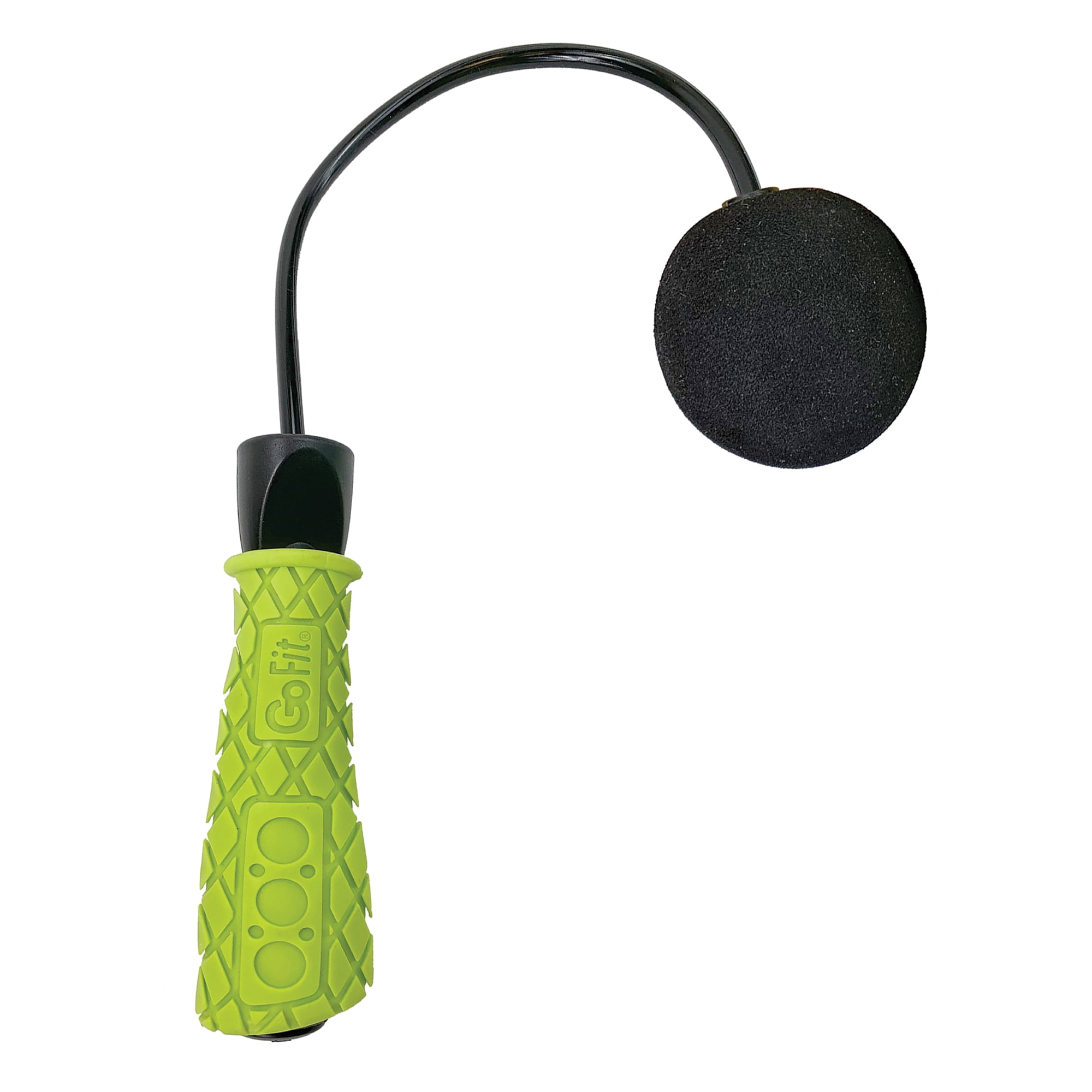 GoFit Ropeless Jump Rope with Weighted Foam Balls, 8-Inch PVC Rope, Ball-Bearing Spin for Indoor Cardio