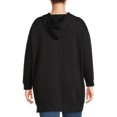 thumbnail image 3 of Allison Taylor Women's Plus Size Fleece Hoodie Tunic, 3 of 5