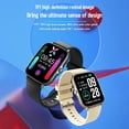thumbnail image 3 of F15S Smart Bracelet Sports Watch 1.75'' 320*380 Full-touch Screen BT Call Temperature/Sleep/Heart Rate/Blood Pressure Monitor Fitness Tracker Custom Dial BT Music Voice Assistant Compatible with, 3 of 9