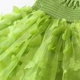 thumbnail image 4 of Vestido de niña, vestidos de princesa de verano, vestidos de malla para niñas, vestidos de niña bebé, vestidos de cuello halter, vestidos de niña bebé para niñas de 2, 3 y 4 años, 3-4T verde, 4 of 8