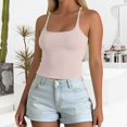 thumbnail image 2 of Tank Tops for Women Padded Built In Bra Adjustable Spaghetti Strap Summer Basic Workout Camisole Tops, 2 of 5