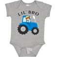 thumbnail image 3 of Inktastic Farmer Tractor Little Bro Boys Baby Bodysuit, 3 of 5