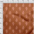 thumbnail image 2 of oneOone Polyester Lycra Fabric Leaves & Floral Block Print Sewing Fabric BTY 56 Inch Wide, 2 of 4