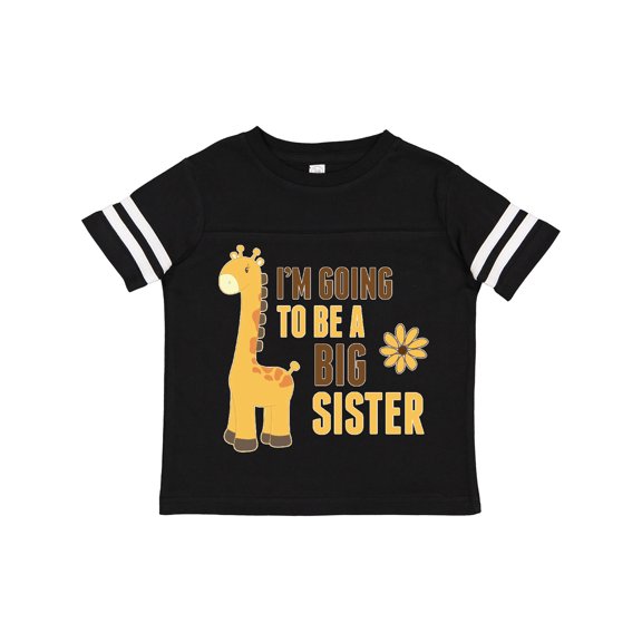 Inktastic I'm Going to Be a Big Sister Giraffe Girls Toddler T-Shirt