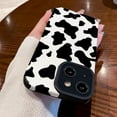 thumbnail image 3 of Designed for iPhone 14 Case Cow Print, Aesthetic Cute Texture Pattern Design Soft TPU Slim Anti-Scratch Protective Phone Case Cover for Women Girls, 3 of 5