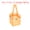 Orange/Gold, variant on Women Clear Purse Square Acrylic Purse Transparent Silver