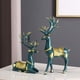 thumbnail image 3 of 2 Estatuas de Ciervos de Estilo Europeo, de Animales, Artesanía de Resina, Esculturas de Alces para Mueble de TV, Decoración para El Hogar Y Zulema Escultura de ciervo, 3 of 8