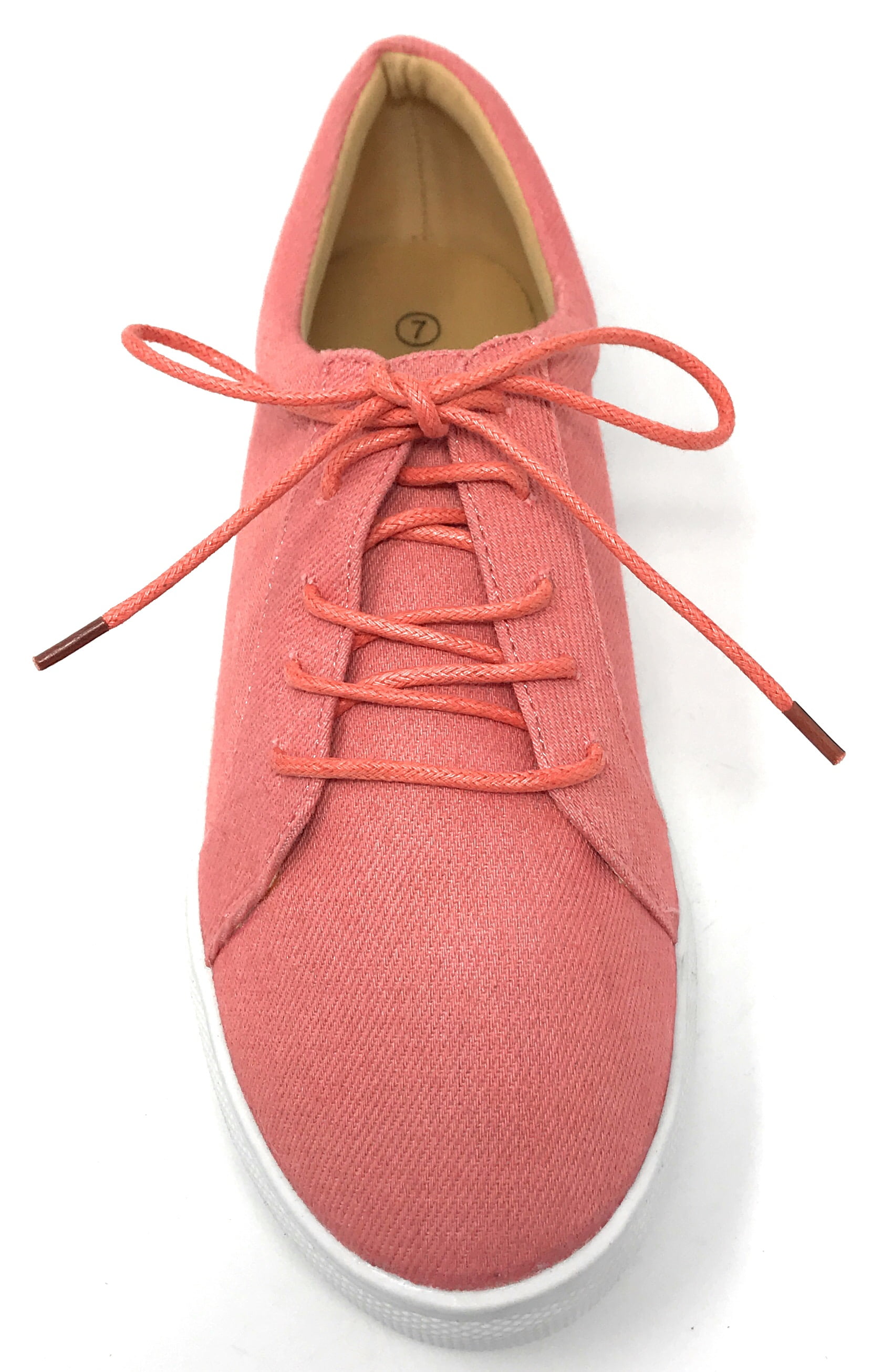 Forever Young Women's Denim Lace Up Sneakers