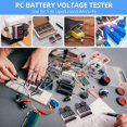 thumbnail image 2 of Probador de voltaje de batería CAMWAY, alarma de bajo voltaje para baterías 1-8S, 2 of 9