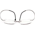 thumbnail image 4 of Ultra Light Memory Titanium Alloy Rimless Flexible Reading Glasses Gold Slim Reader, 4 of 7