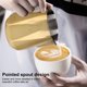 thumbnail image 4 of Jarra de Espuma de Leche Jarra de de Acero inoxidable para café expreso Con Patrón de Rombos, Jarra de Café Con Leche para Hacer Café, Café Conqué, Capuchino, Latte, Latte,, 4 of 7