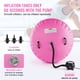 thumbnail image 4 of VEVOR - Juego de colchonetas inflables para gimnasia, 2 unidades, pista de gimnasia con bomba electrica, equipo de gimnasia con rodillo de aire, colchonetas de entrenamiento para uso domestico, 4 of 9