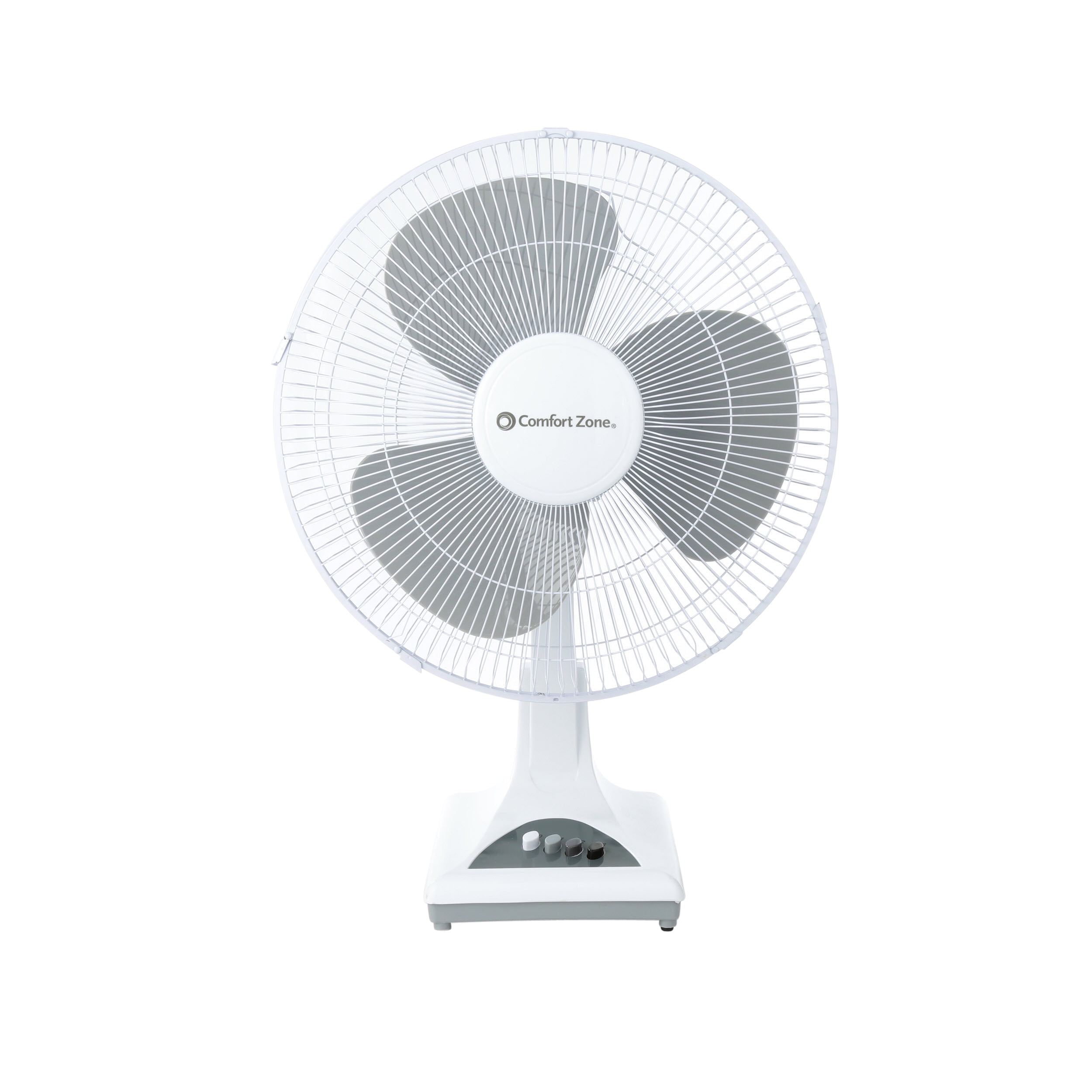 Comfort Zone 12" Oscillating Table 3-Speed Fan, Model #CZ121BK, Black by World and Main