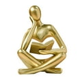 thumbnail image 1 of Escultura decorativa para escritorio Minimalista para el salón y elegante figura de resina para estanterías y escritorios, 1 of 5