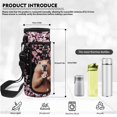 thumbnail image 4 of HUIACONG Kids Backpack Set 4-IN-1 Sakura Capybara for 6-12 Boys Girls Spine Protective School Backpack Detachable Lunch Box Pencil Case Water Bottle Holder Lightweight, 4 of 7