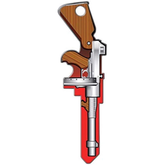 Lucky Line Key Shapes Tommy Gun House Key Blank Double For Schlage SC1