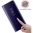 thumbnail image 2 of Galaxy A50 Leather Case, A70 Phone Case Mirror Protective Cover Flip Case Cover For Samsung Galaxy A70, Stand Feature Phone Case Case Bumper Cover For Samsung Galaxy A50, 2 of 4
