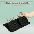 thumbnail image 2 of Unique Bargains Foldable Makeup Brush Holder 15 Pockets Makeup Brush Organizer Stand-up Makeup Brush Travel Bag, 2 of 6