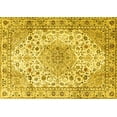 thumbnail image 1 of Ahgly Company Indoor Rectangle Medallion Yellow Traditional Area Rugs, 4' x 6', 1 of 4