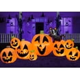 thumbnail image 1 of Calabaza inflable Joiedomi para Halloween de 10 pies con LED de gato brujo, 1 of 8