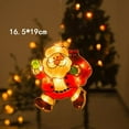thumbnail image 2 of 4 Pieces Christmas Window Lights Decorations Christmas Window Silhouette Lighted Sign Battery Operated Backdrop String Lights with Suction Cup Hook for Holiday Outdoor Indoor Decor, 2 of 5