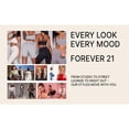 thumbnail image 4 of Forever 21 Wga Zip Front Short Sleeve Collared Top, Color- Black, Size- S, 4 of 5
