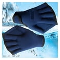 thumbnail image 2 of Gants de Natation Sans Doigts en Toile Accessoires de Plongée Paddles Résistantes à l'Eau, Unisexe, 2 of 6